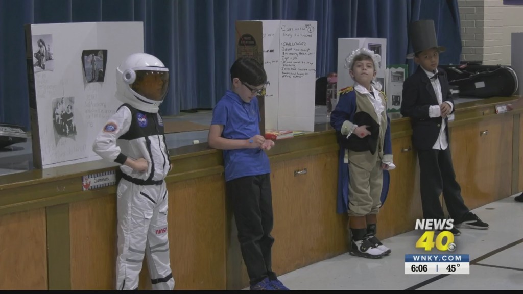 Kids Dressed As Historical Figures Tuesday At W.r. Mcneill Elementary