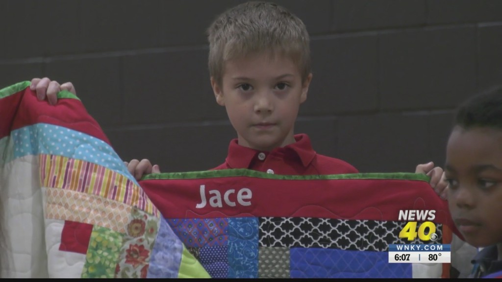 Local Mom Makes Quilts For Students