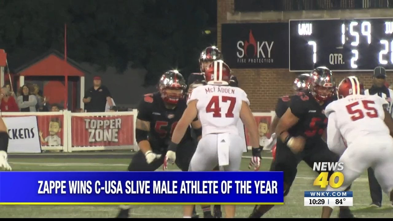 Zappe named C-USA Michael L. Slive Male Athlete of the Year, WKU Sports