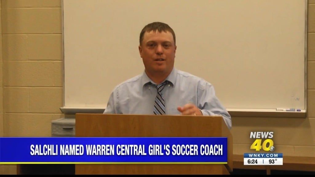 Zach Salchli Named Warren Central Girls' Soccer Coach