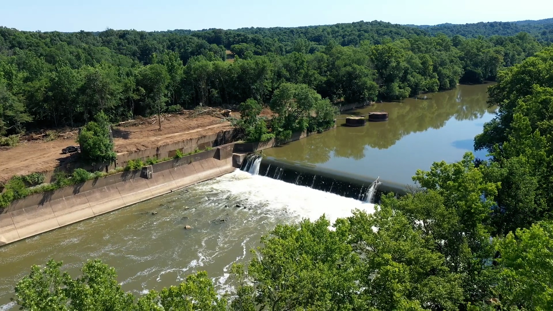 Low water levels halt removal of Edmonson County dam WNKY News 40