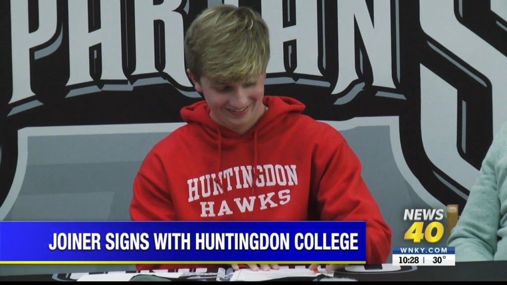 South Warren's Joiner Signs With Huntingdon College Baseball