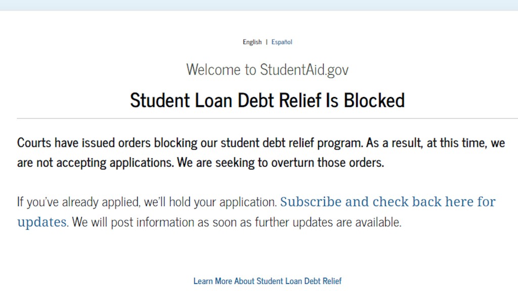 111422 Biden Student Loan Forgiveness Debt Stopped Meghann00 00 02 28still001
