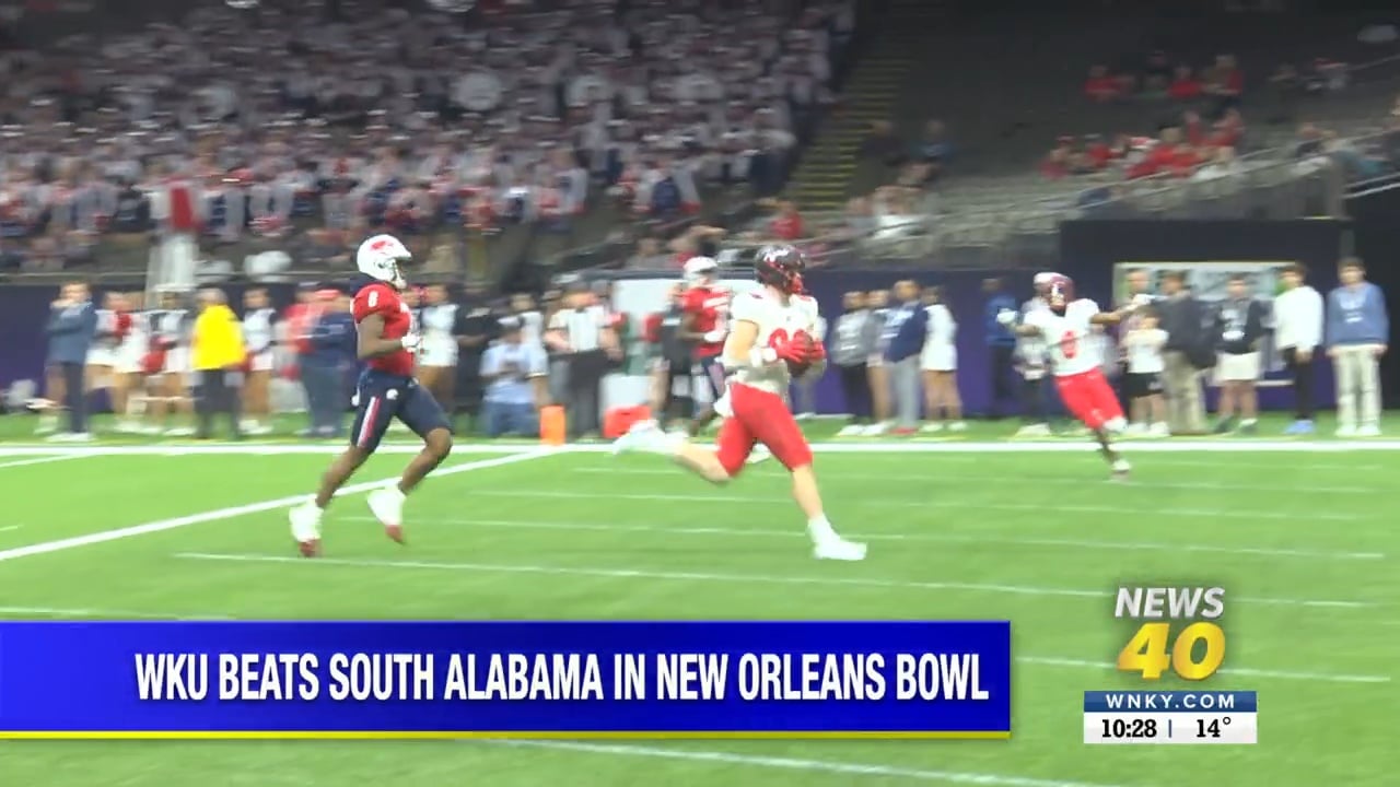 WKU Dominates South Alabama to Win 2022 New Orleans Bowl