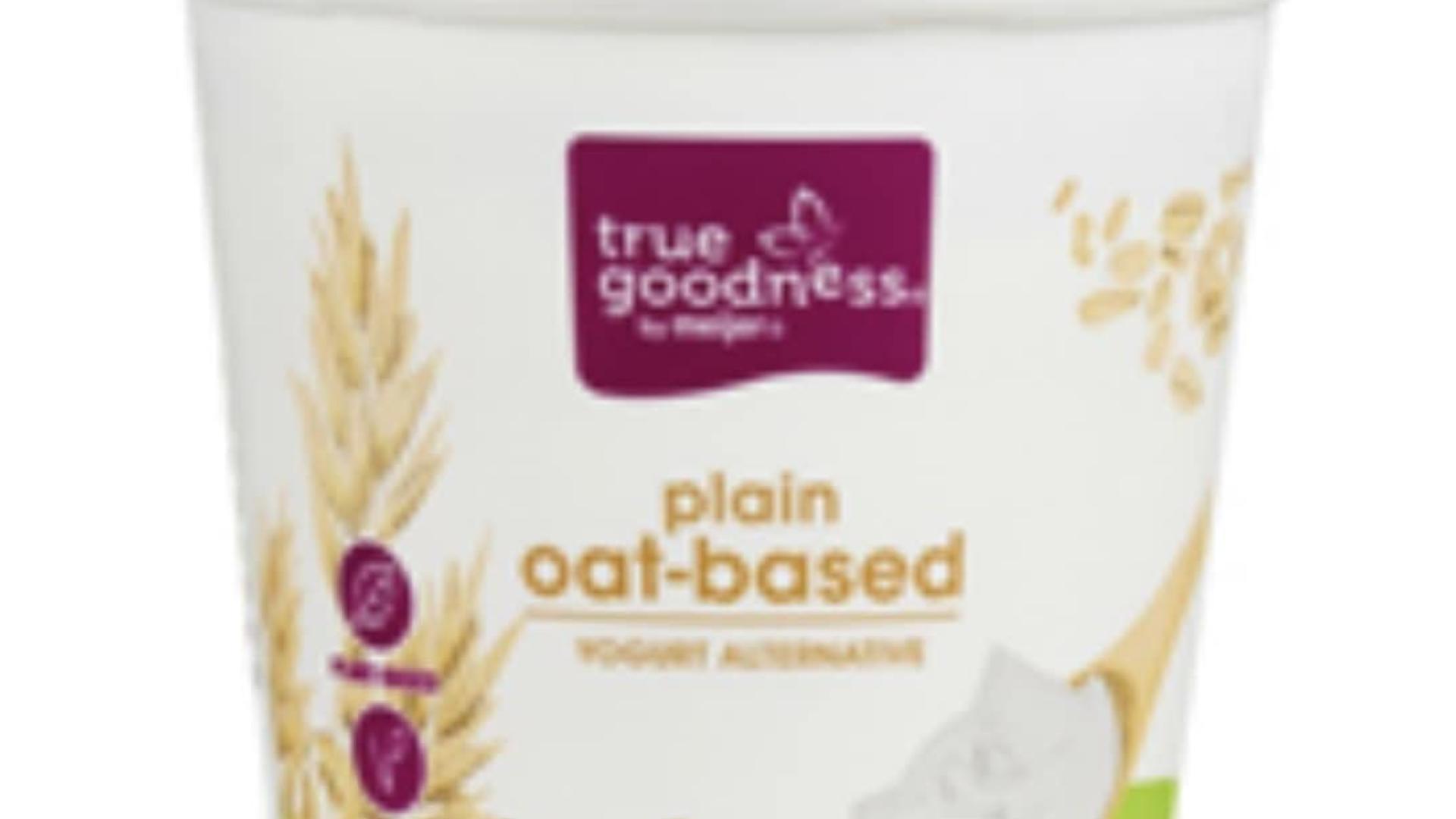 Meijer announces recall of True Goodness oat yogurt for undeclared