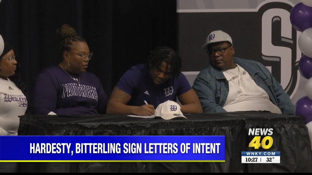 Hardesty, Bitterling sign Letters of Intent WNKY News 40 Television