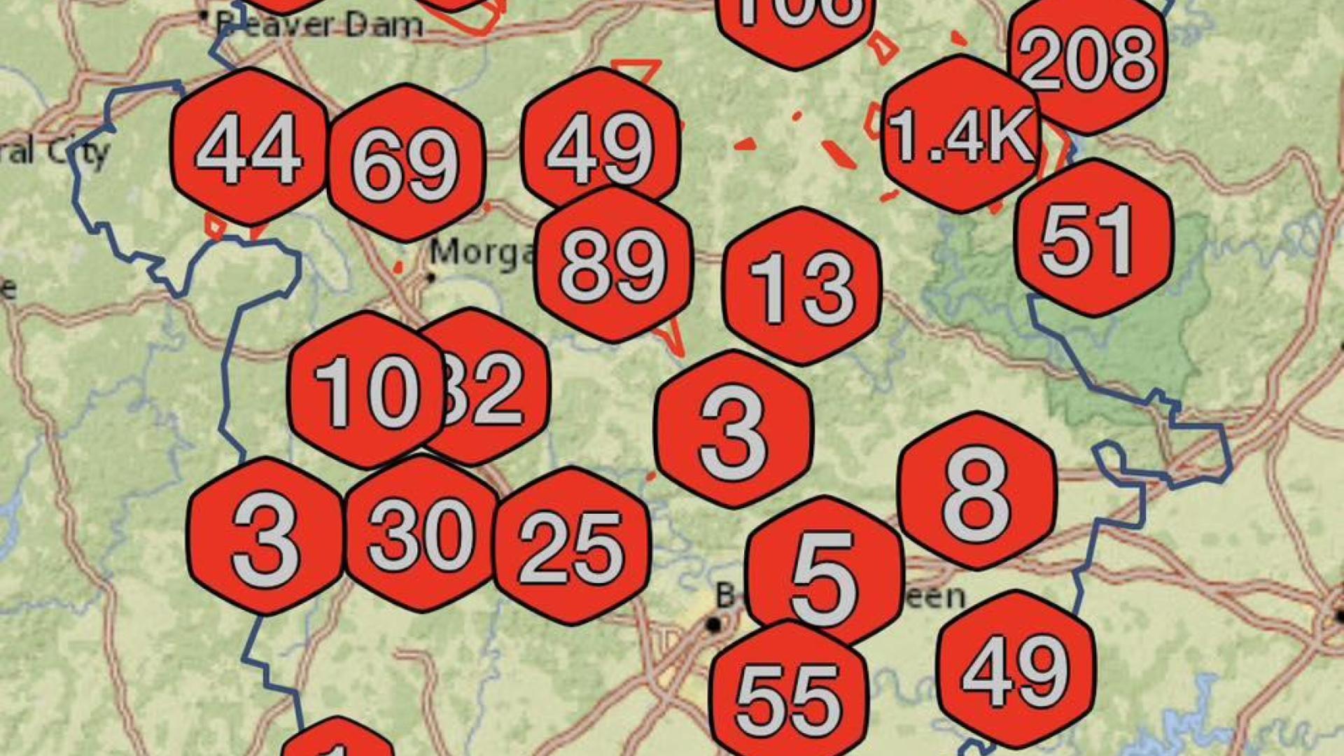 Warren RECC provides outage update WNKY News 40 Television