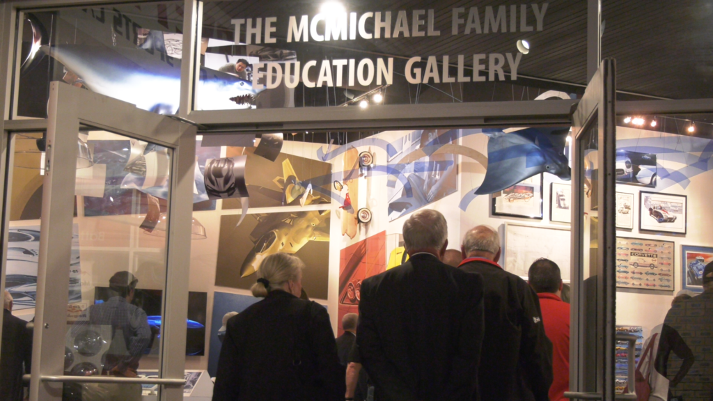 42723 Ncm Mcmichael Family Education Gallery National Corvette Museum Meghann00 00 07 58still001