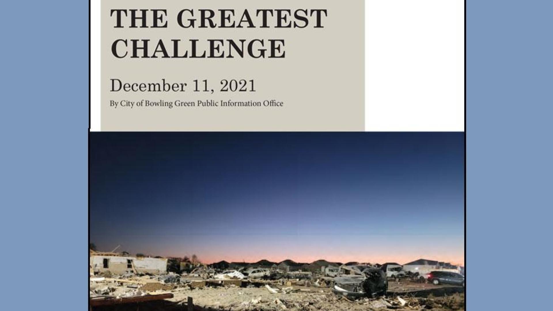 City of Bowling Green's 'The Greatest Challenge' chronicles the