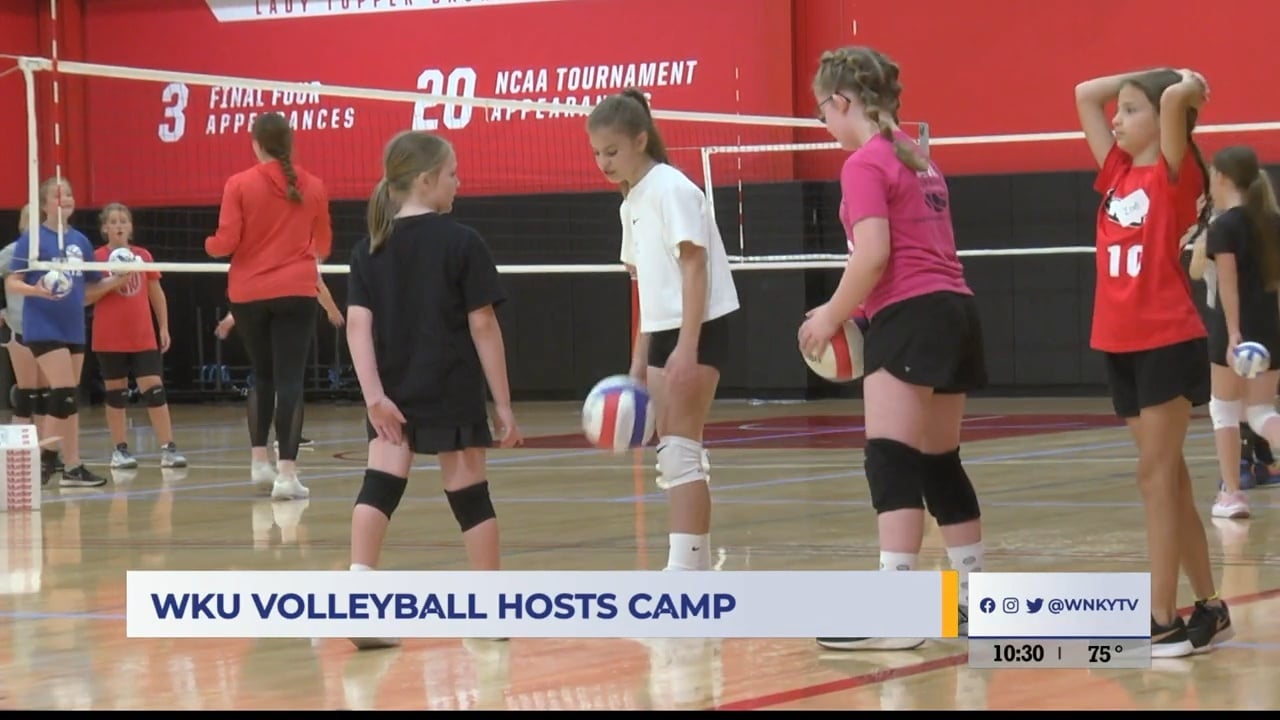 WKU Volleyball hosts Lil’ Topper Camp WNKY News 40 Television