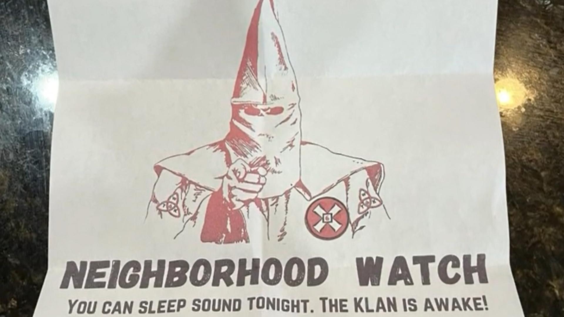 Kkk recruitment flyers found in kentucky wnky news 40 television