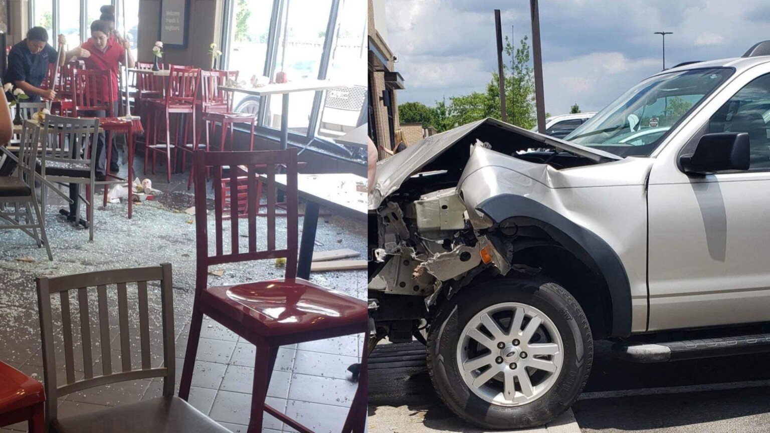 Truck Crashes Into Chick Fil A On Scottsville Road Wnky News 40