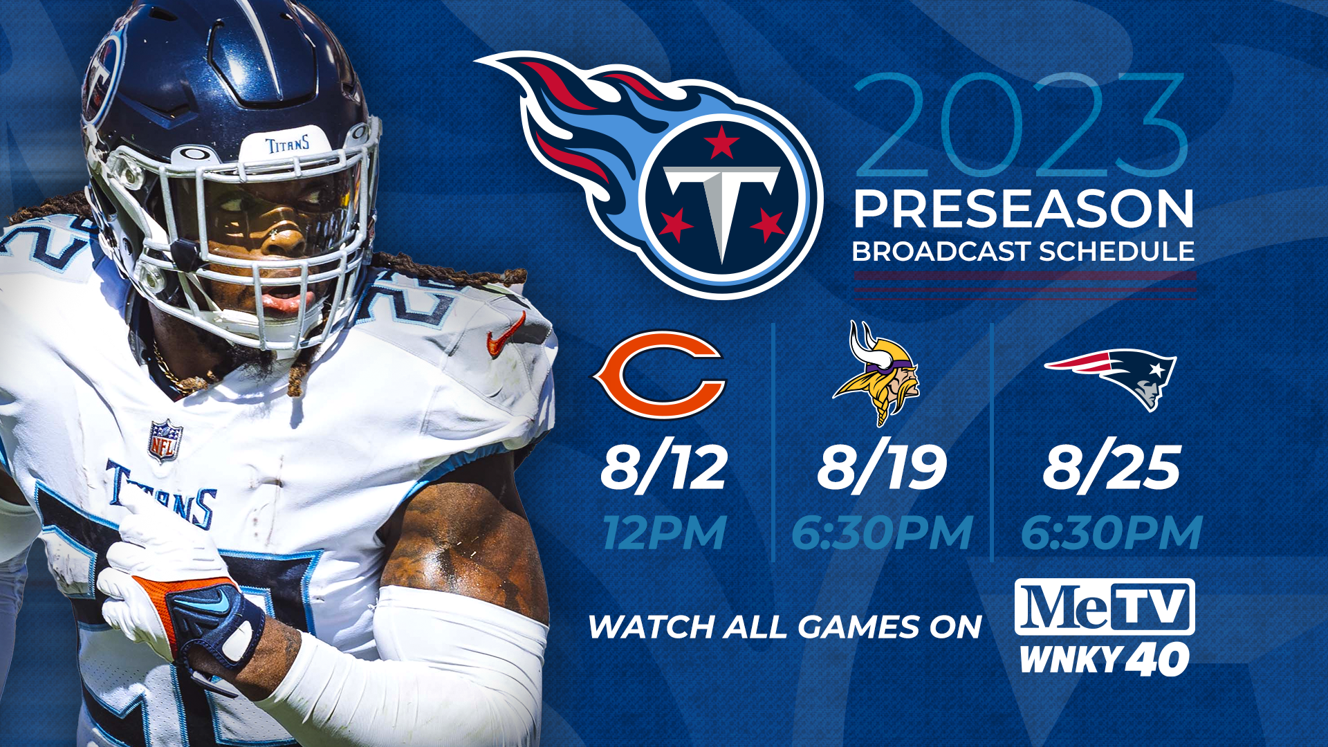 WNKY News 40 to broadcast Titans preseason games - WNKY News 40 Television