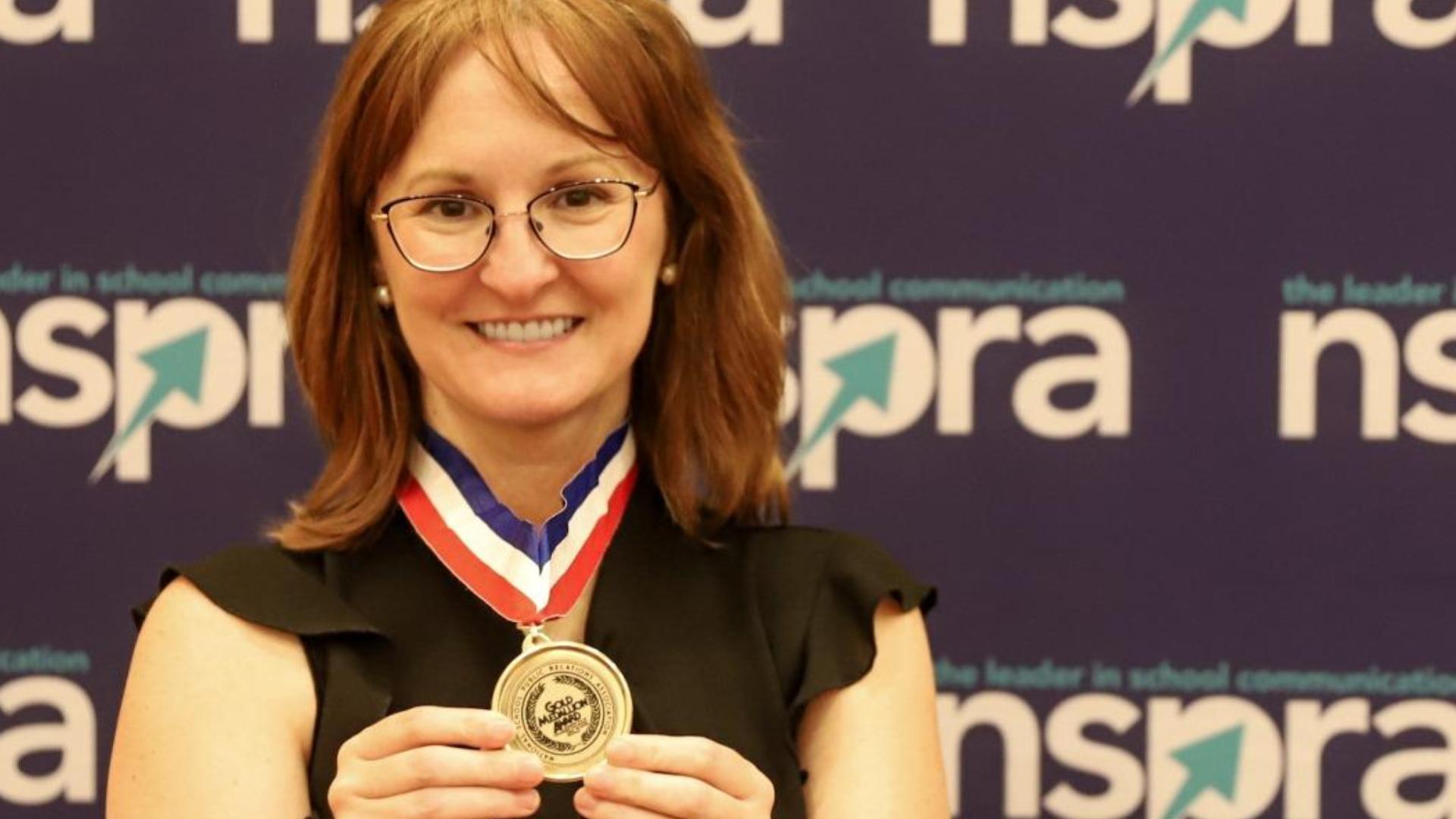 BGISD communications director awarded Gold Medallion in national