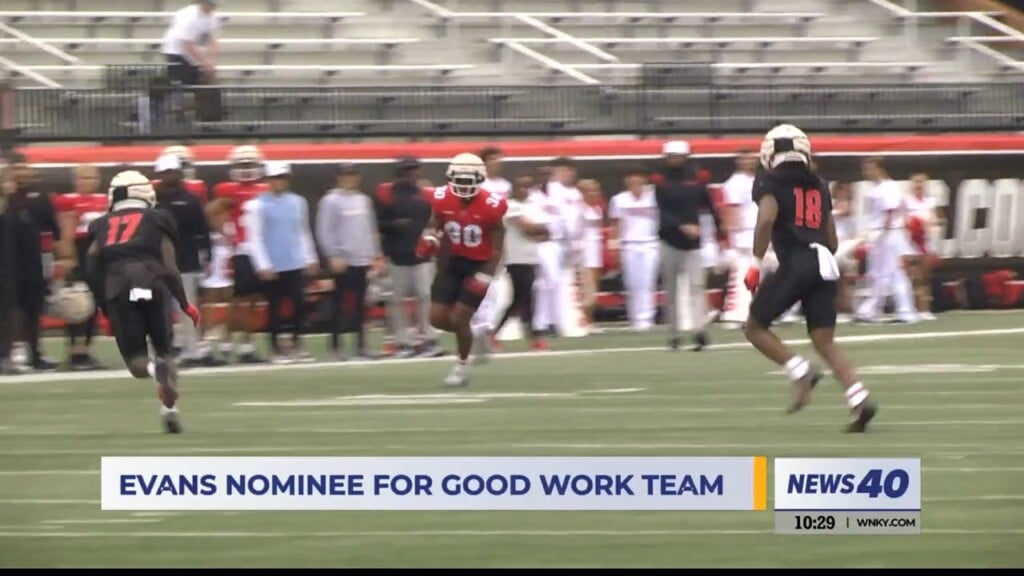 Evans Represents Wku As Nominee For Allstate Afca Good Works Team