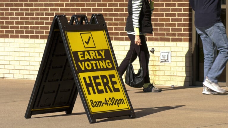 EARLY VOTING HERE