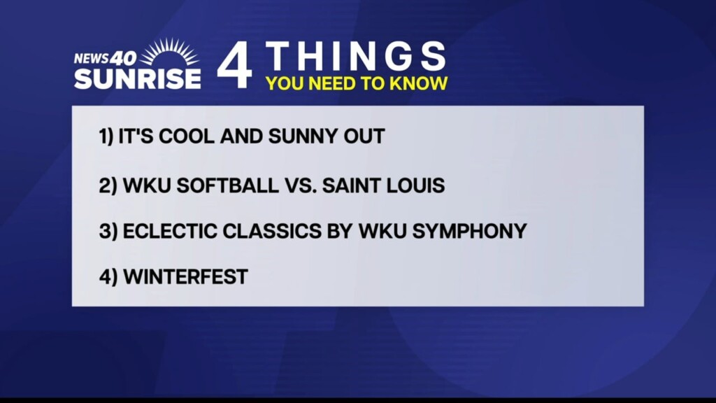 4 Things You Need To Know 022324