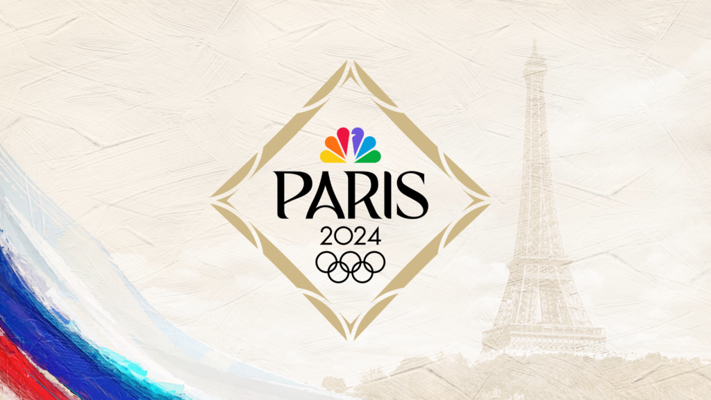 2024 Olympics Monitor Logo Only White