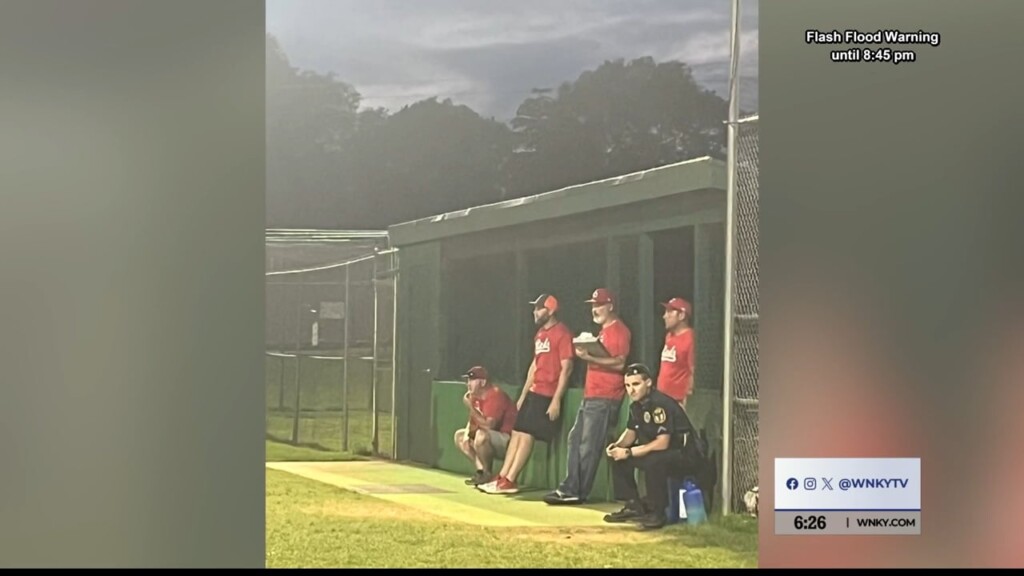 Bowling Green Police Officer Serves On The Foul Lines