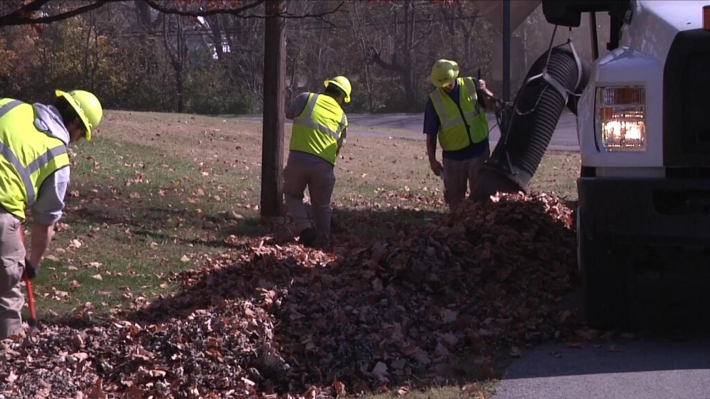 public works fall leaves