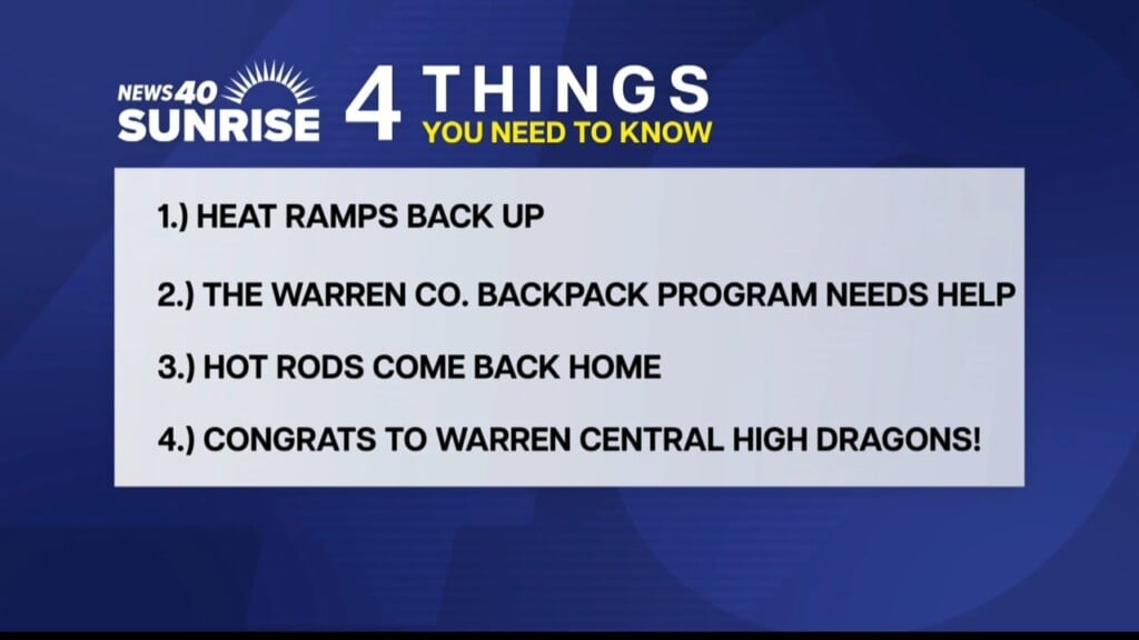 4 Things To Know 8 26
