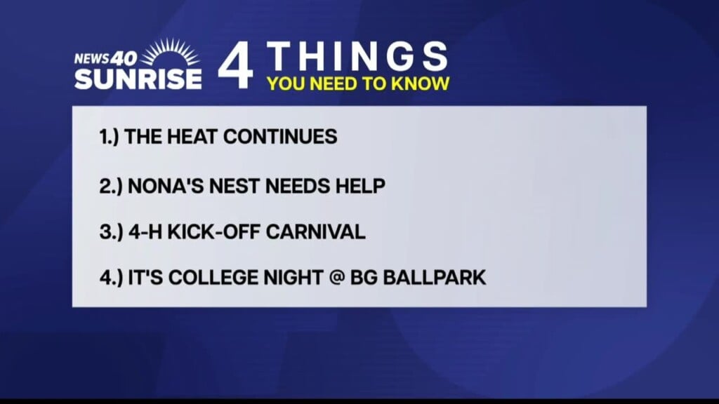 Four Things You Need To Know 082924