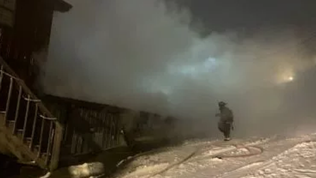 Leitchfield Winter Fire