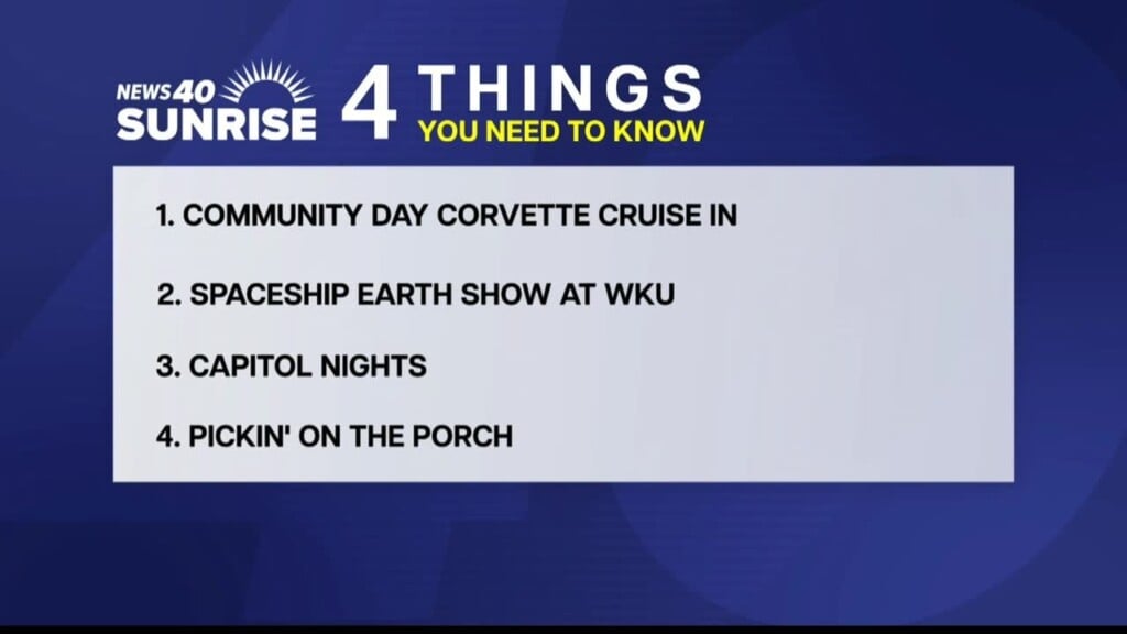 4 Things Sunrise 8.14.25