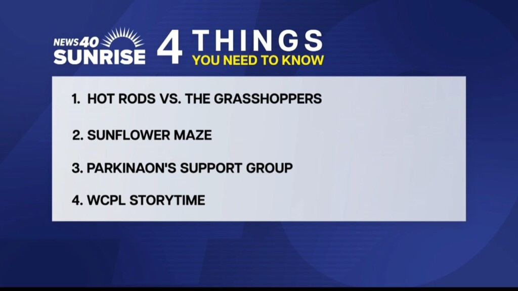 4 Things Sunrise 8.18.25