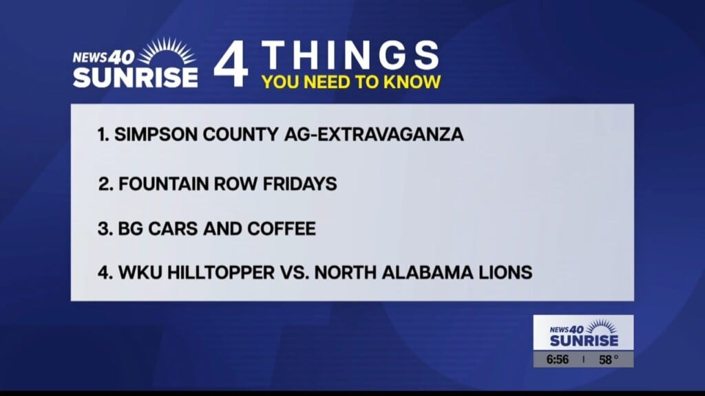 4 Things Sunrise 8.29.25