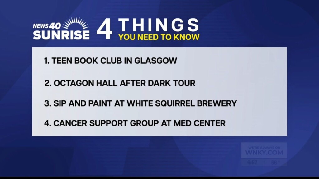 4 Things Sunrise 10.28.25