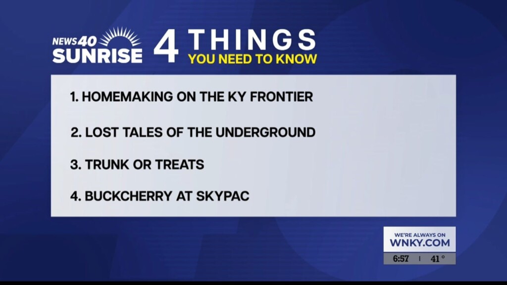 4 Things Sunrise 10.23.25