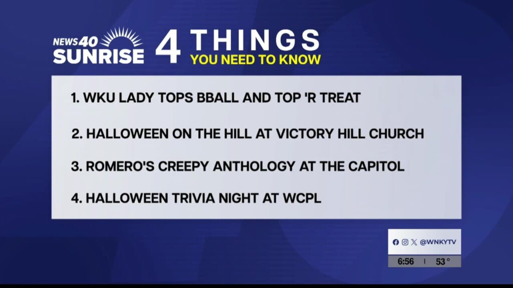 4 Things Sunrise 10.29.25