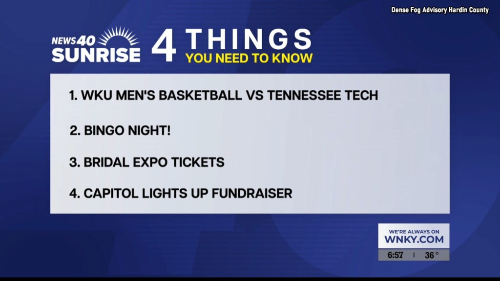 4 Things Sunrise 11.03.25