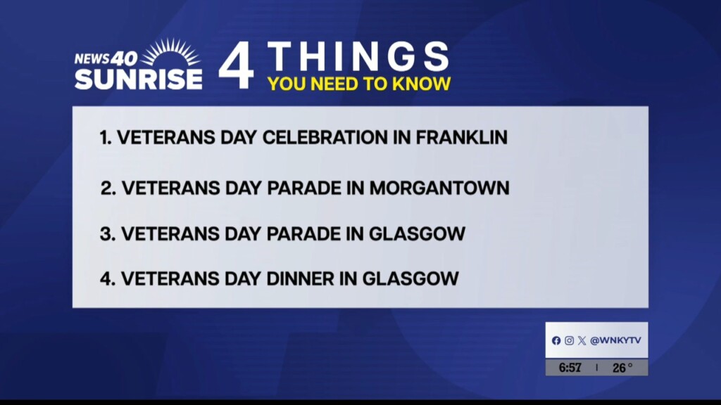 4 Things Sunrise 11.11.25