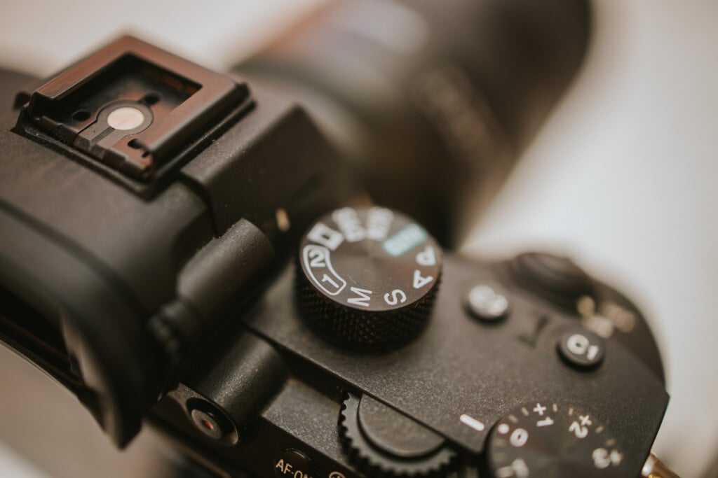 Macro Shot Of A Camera