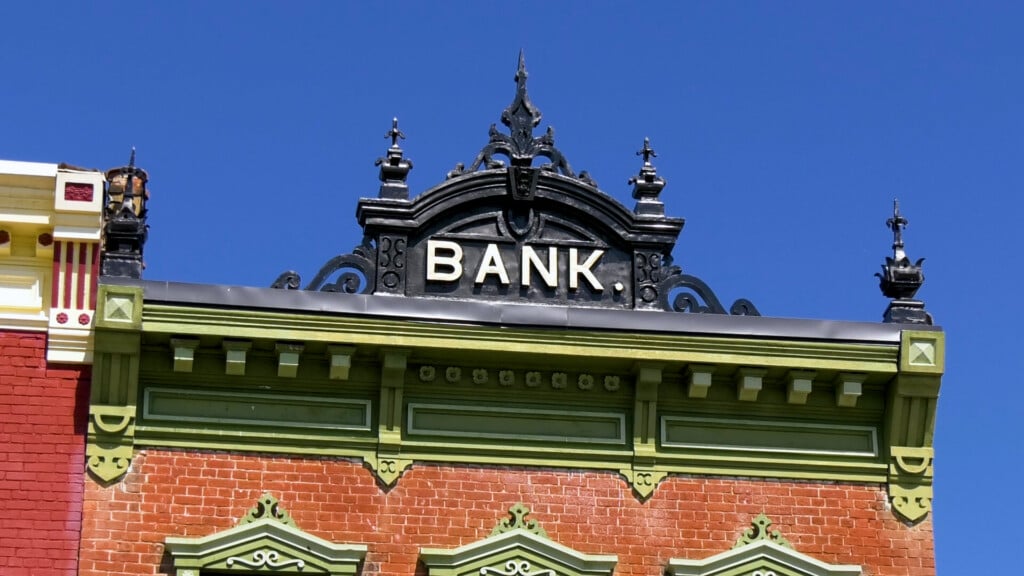 Morgantown Bank Sign