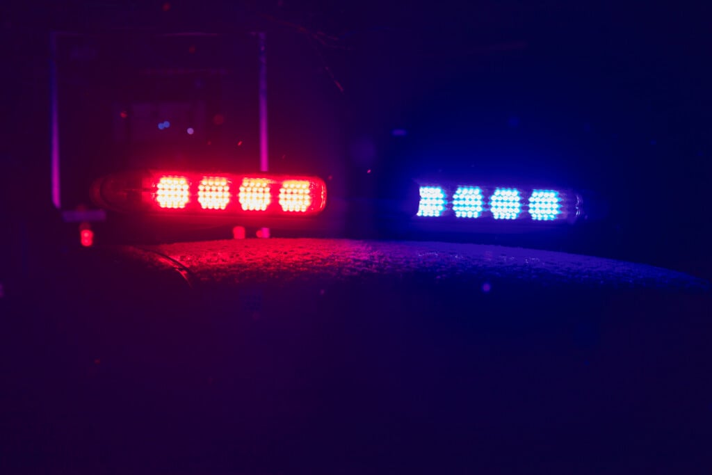 Bright Red And Blue Emergency Lights At Night 2026 03 26 06 13 37 Utc