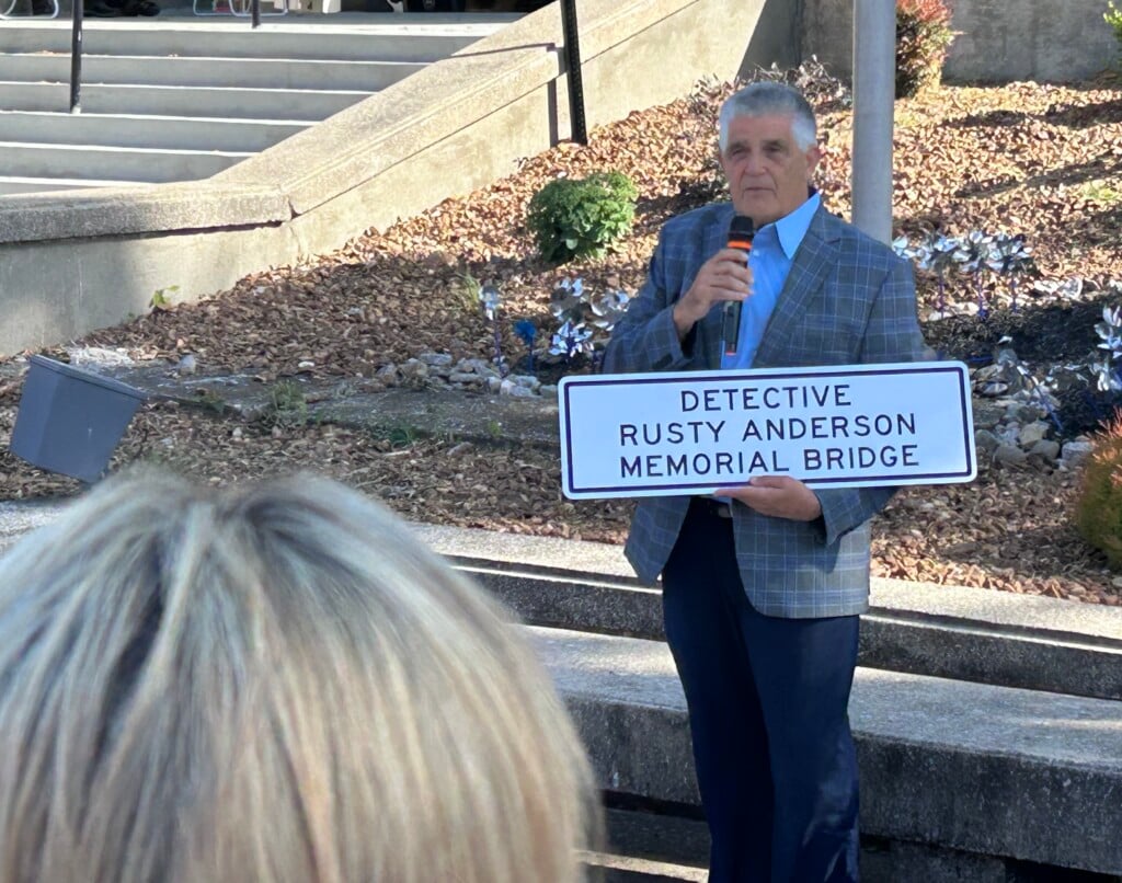 Steve Riley Holding Sign 051326
