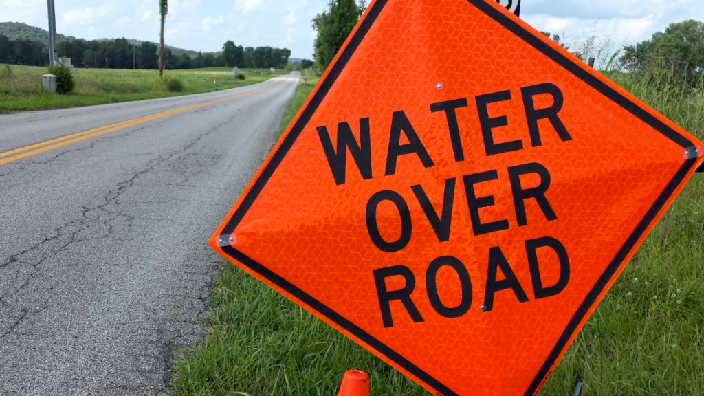 Water Over Road Flood