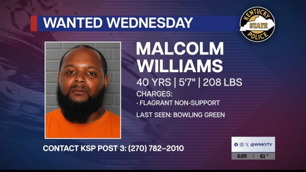 Wanted Wednesday, Malcom Williams, 62426