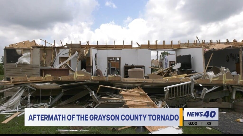 Storm Damages Across Grayson County