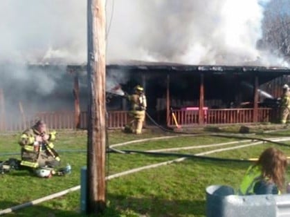Clay House Fire