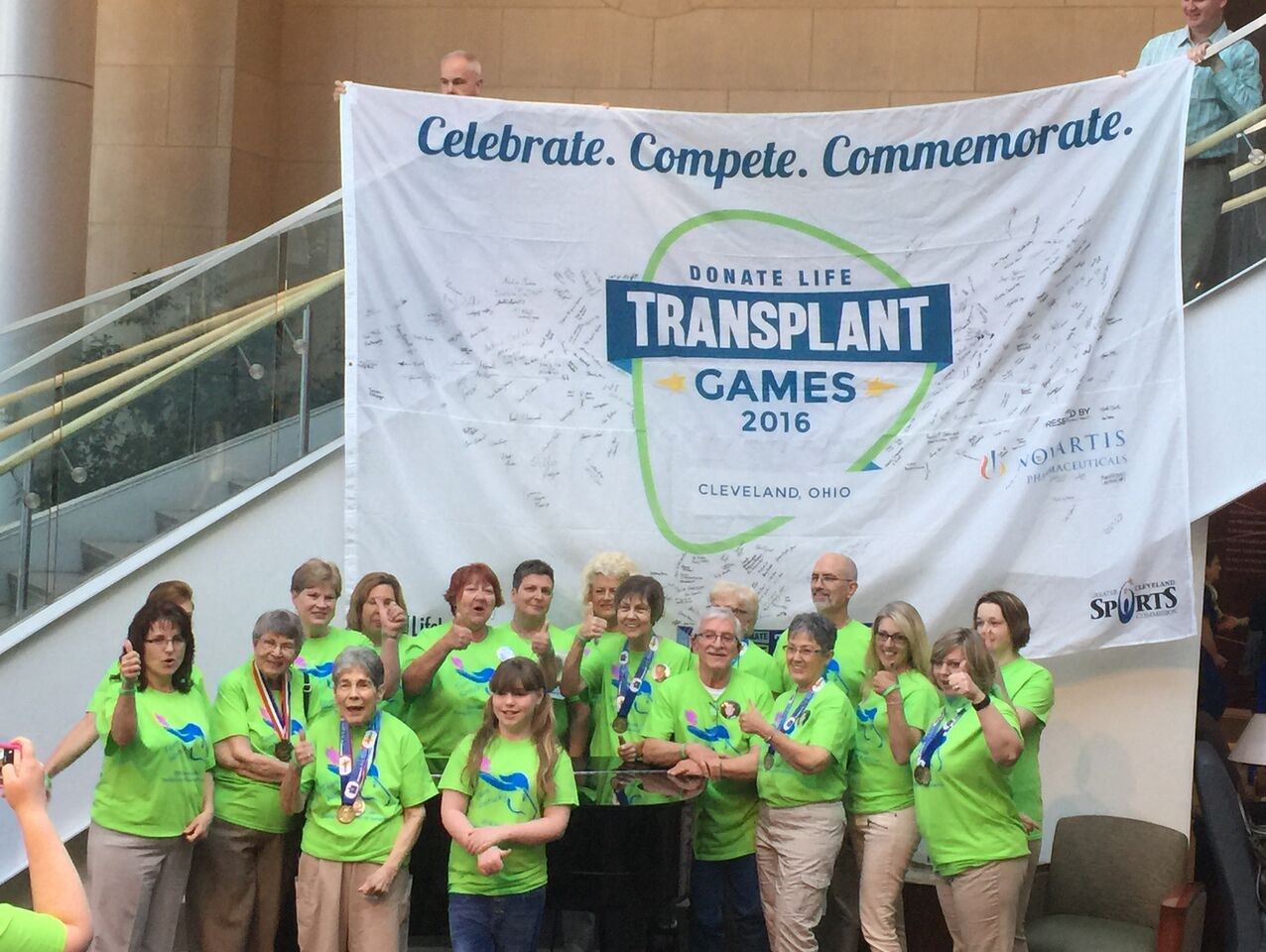 Transplant Games flag comes to UK HealthCare ABC 36 News