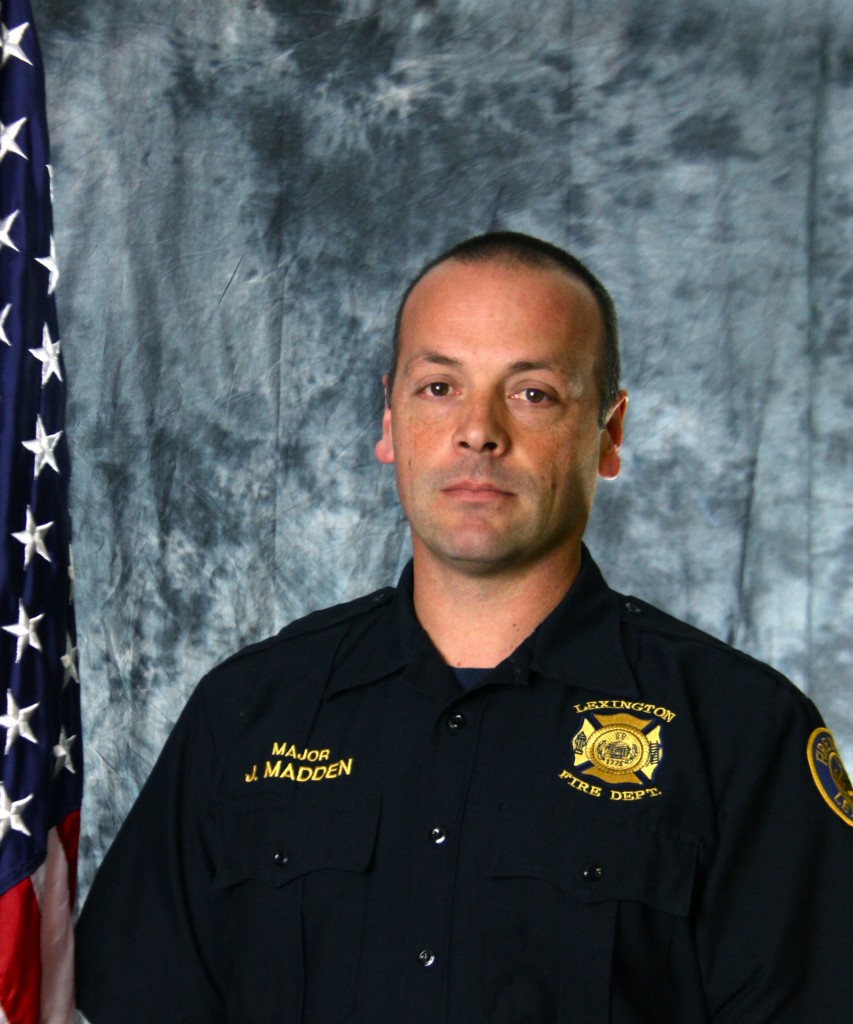 Lexington Fire Department Major Joe Madden