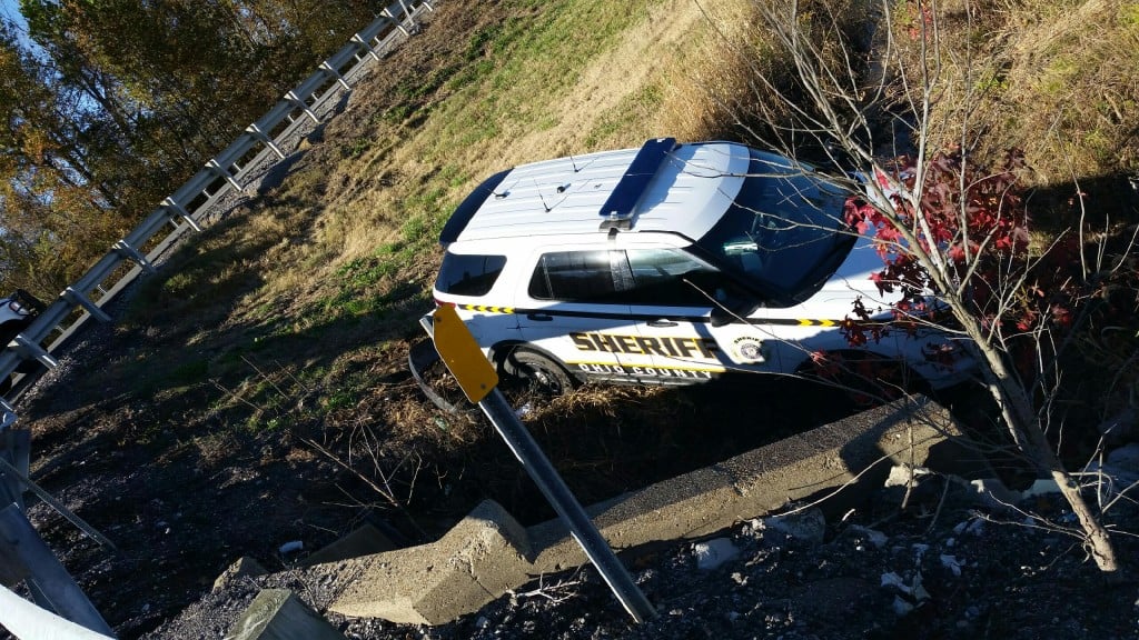 Ohio County Sheriff's Deputy's SUV stolen by suspect after deputy shot him in the chest