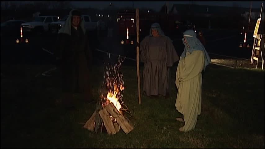 Church on the Rock live Nativity Scene in Madison County 12-3-15