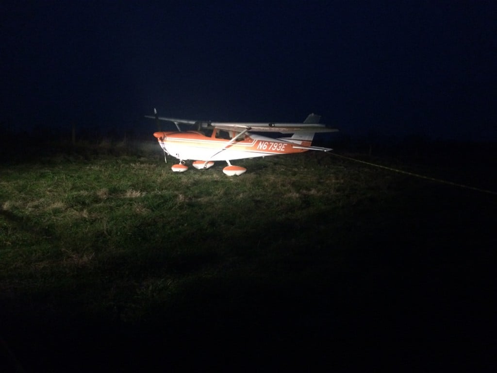 Private plane makes emergency landing in field in Franklin County 11-27-15