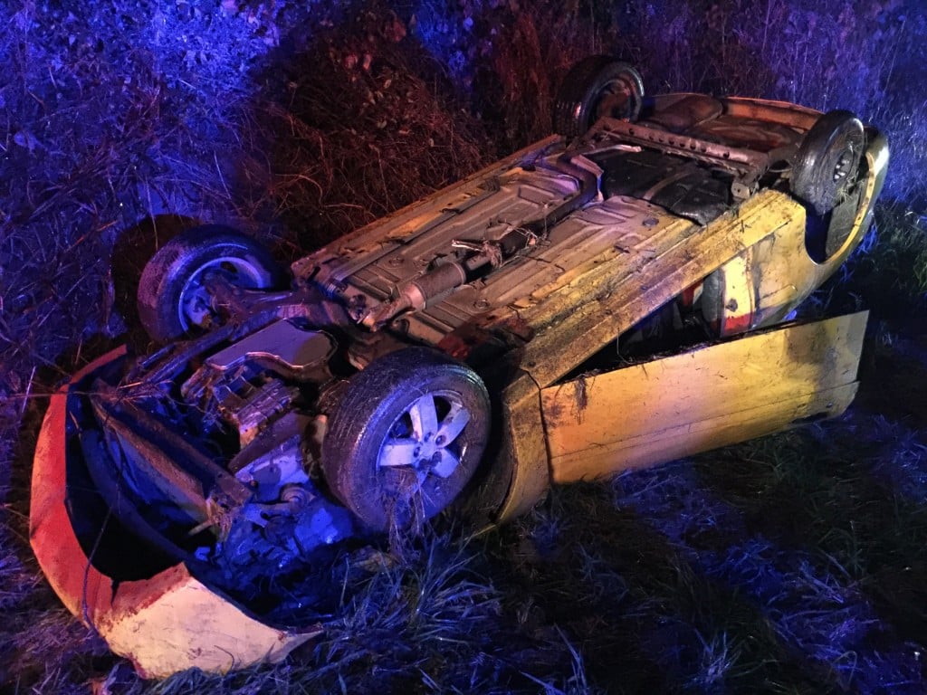Rollover accident on KY 223 in Knox County 10-27-15 with 2 yr old child partially ejected...mom charged with DUI