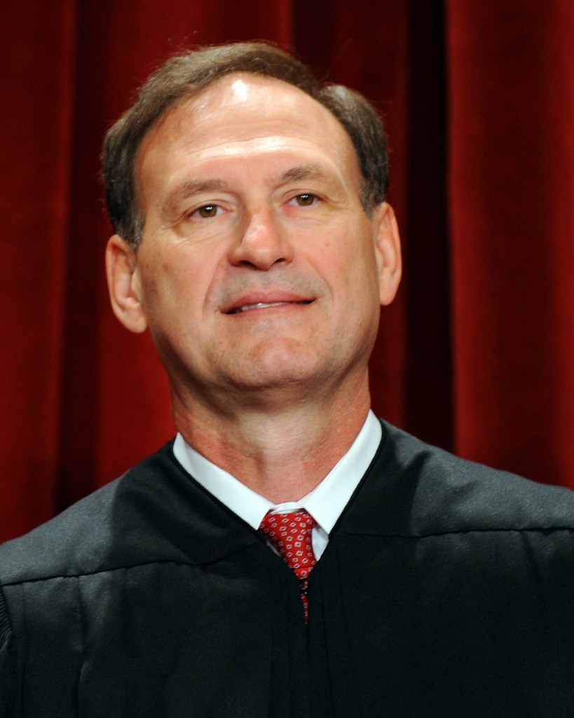US Supreme Court Associate Justice Samuel Alito Jr. participates in the courts official photo session on October 8